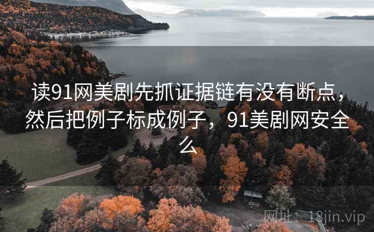 读91网美剧先抓证据链有没有断点，然后把例子标成例子，91美剧网安全么